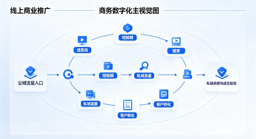 汝南县线上商业推广怎么做？全域流量闭环搭建与低成本转化实战指南